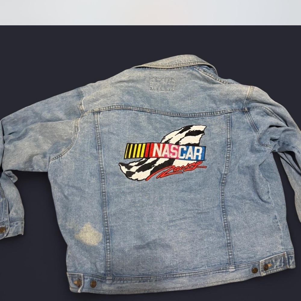 Nascar Blue Jean Jacket Classic Denim Style